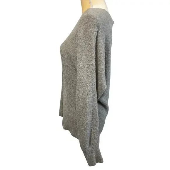Barefoot Dreams Cozy Chick Lite Dolman Sleeves  Medium Gray - Picture 2 of 8